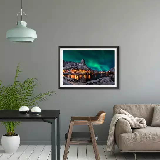 Passerelle Borealis - affiche paysage