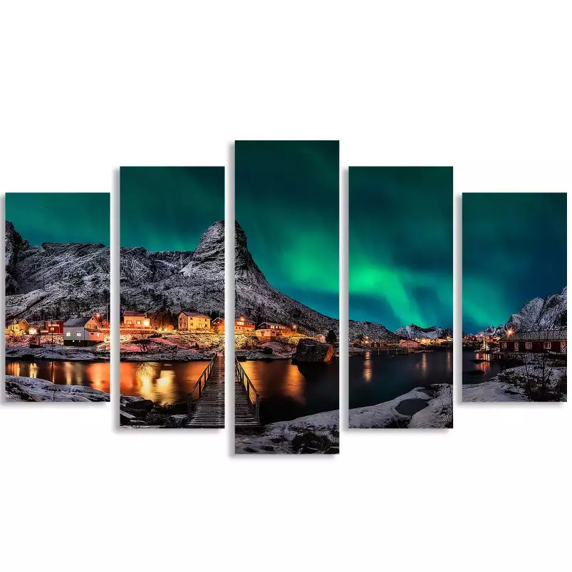 Passerelle Borealis - affiche paysage