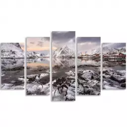 Craquage de glace - affiche paysage