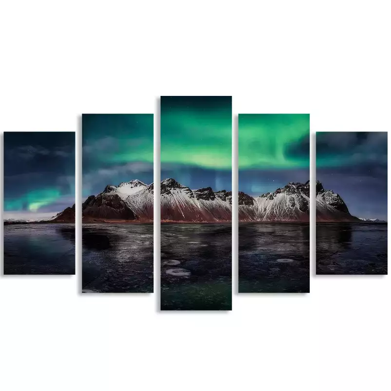 Stokksnes enchanté - affiche paysage