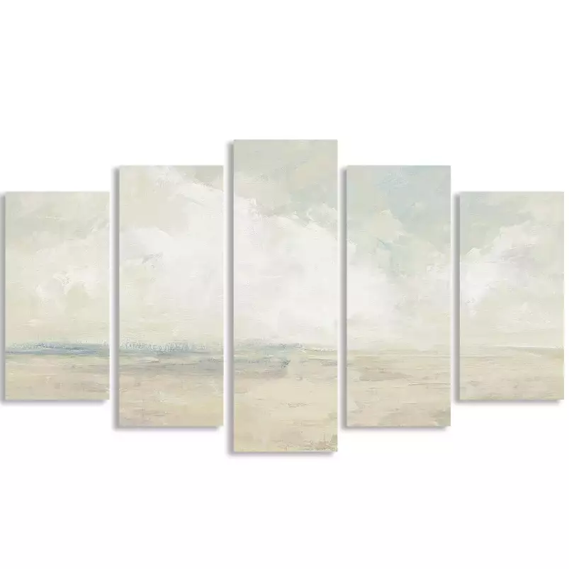 Ciel et sable - affiche bord de mer