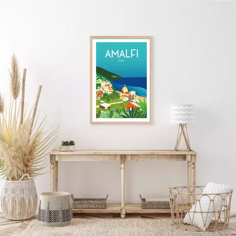 Amalfi - affiche monde