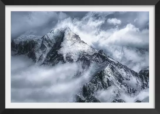 Naissant - affiche montagne