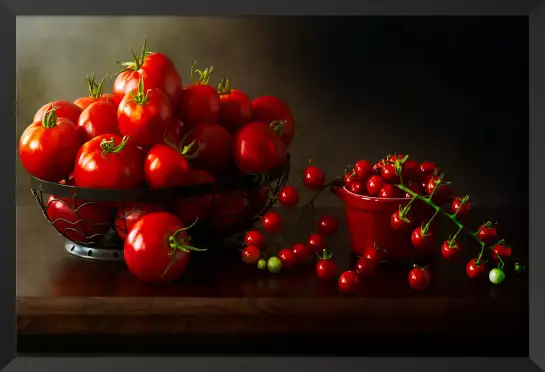 Trop de tomates - affiche cuisine