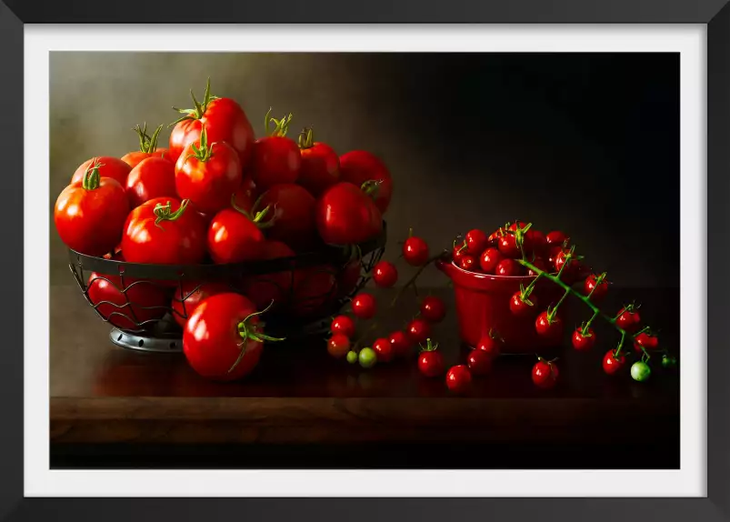 Trop de tomates - affiche cuisine