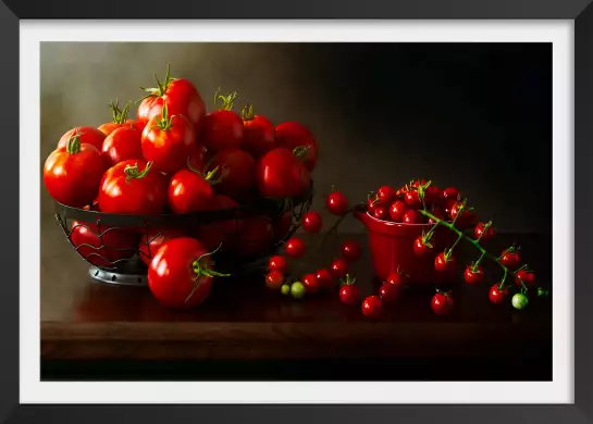 Trop de tomates - affiche cuisine