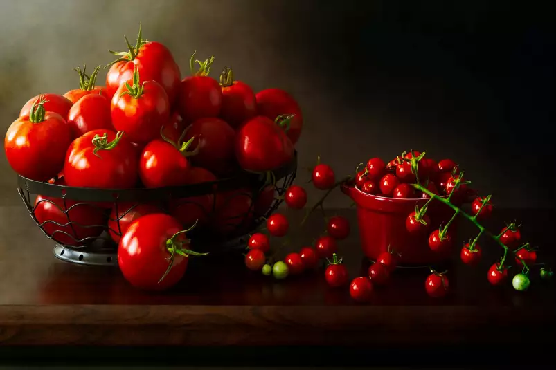 Trop de tomates - affiche cuisine