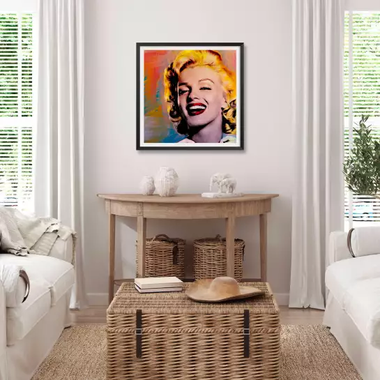 Marilyn is laughing - tableau pop art