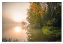 Lac suédois - paysages d'été