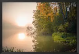 Lac suédois - paysages d'été