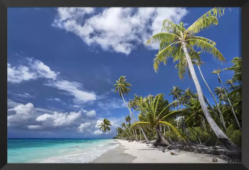 Île déserte - affiche mer