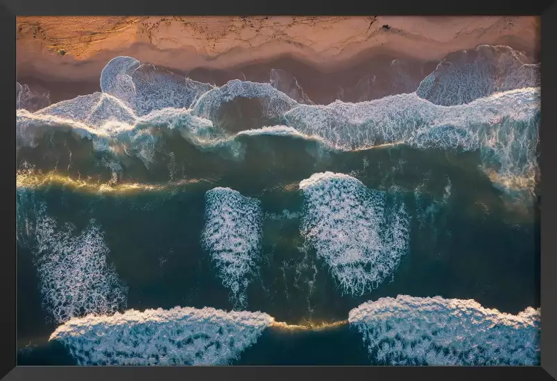 Symphonie des vagues - affiche mer