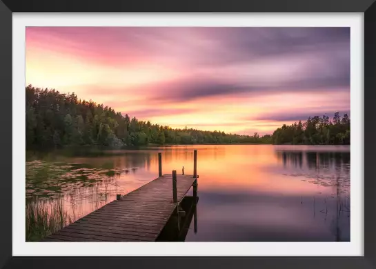 Lac rose - paysages d'été