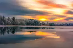 Gel - paysage hiver