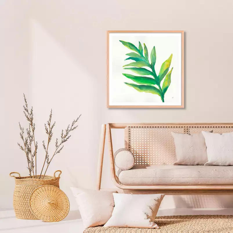 Plante aloe watercolor - affiche plante verte