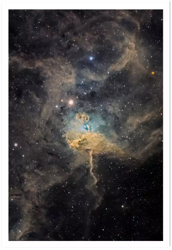Spider Nebula - affiche astronomie