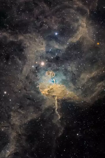 Spider Nebula - affiche astronomie