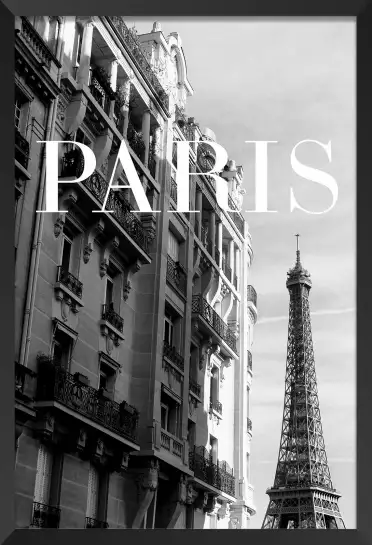 Paris Eiffel - affiche vintage paris