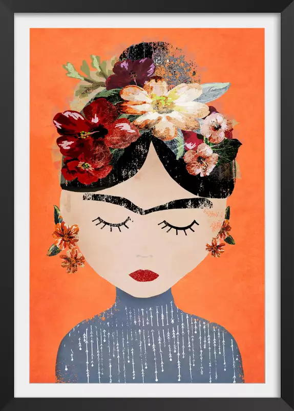 Frida Orange - Affiches art