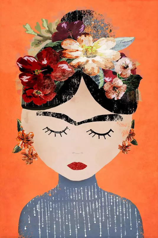 Frida Orange - Affiches art