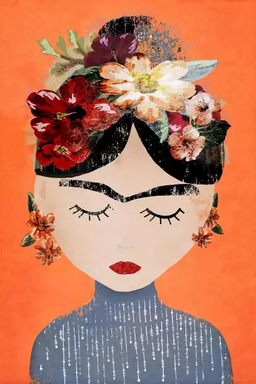 Frida Orange - Affiches art