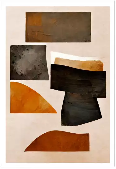 Rusty shapes - affiche d'art