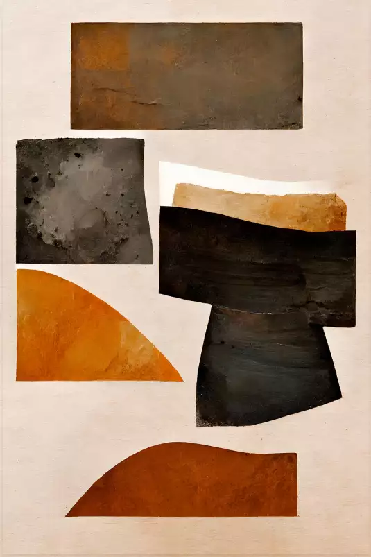 Rusty shapes - affiche d'art