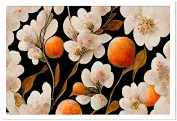 Oranges sauvages - poster fleur