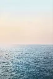 Tranquille - affiche paysage mer
