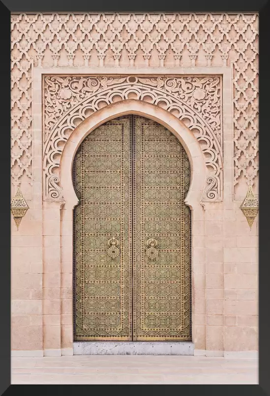 Boho door - affiche architecture