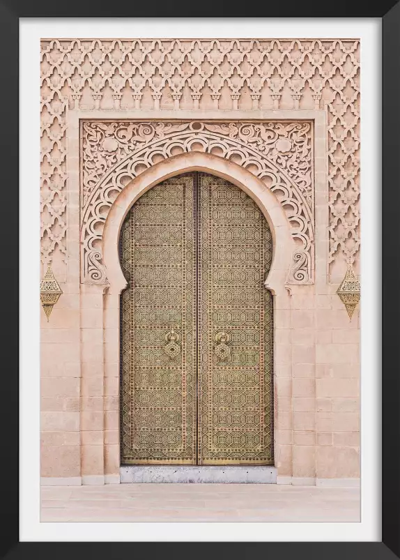 Boho door - affiche architecture