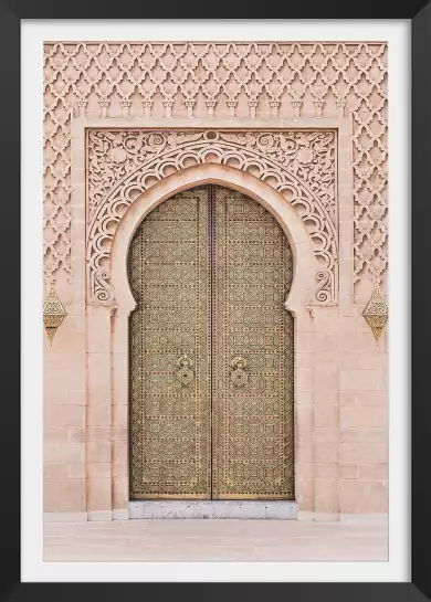 Boho door - affiche architecture