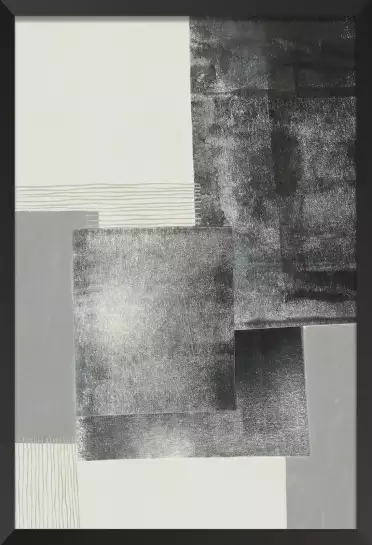 Block monochrome - poster geometrique