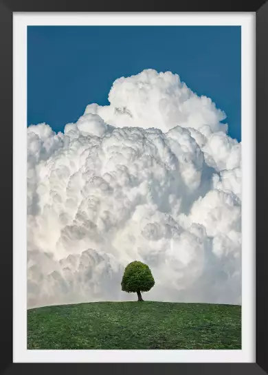 Up in the clouds - affiche paysage