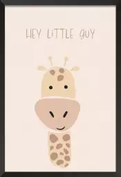 Giraffe nursery print - affiche animaux chambre bebe