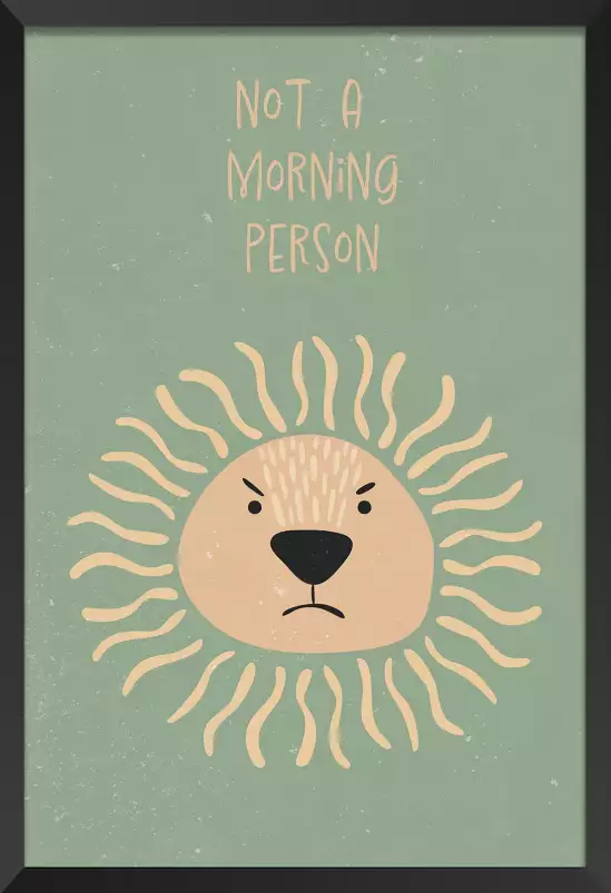 Lion nursery print - affiche animaux chambre bebe