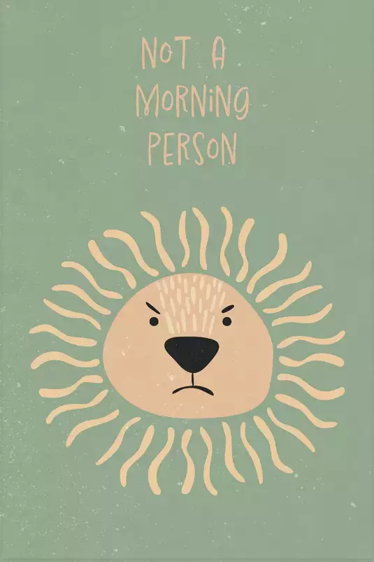 Lion nursery print - affiche animaux chambre bebe