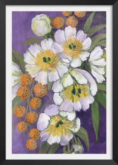 Bouquet pictoral - affiche de fleurs