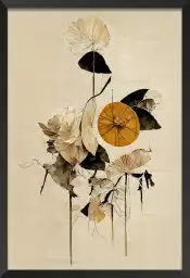 La Roue d'Or - affiche fleurs