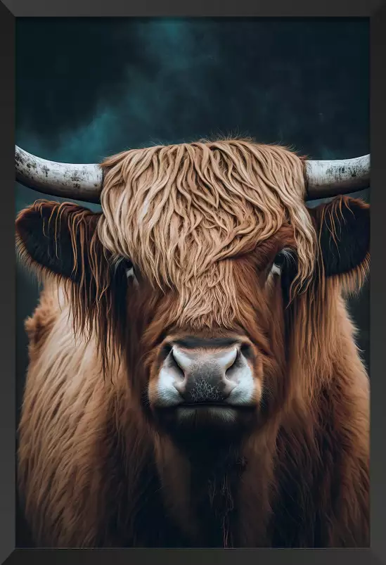 Vache écossaise - portrait animaux