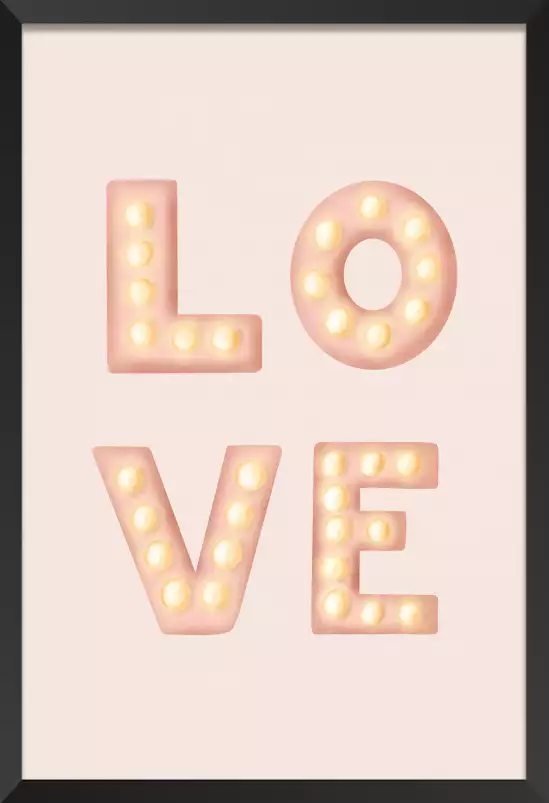 LOVE rose - affiche citation