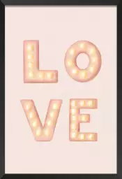 LOVE rose - affiche citation