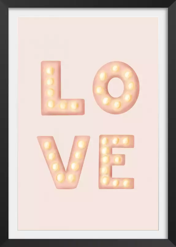 LOVE rose - affiche citation