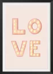 LOVE rose - affiche citation