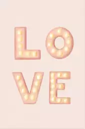 LOVE rose - affiche citation