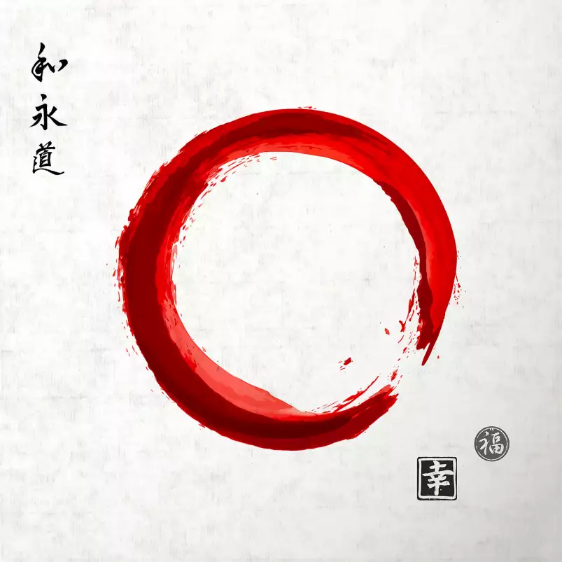 Circle japonnais - tableau japonais zen