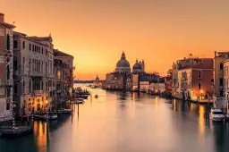 L'aube sur Venise - affiche ville