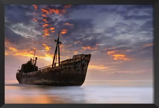 Le bateau noir - affiche bateau