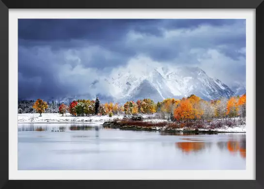 Parc national de Grand Teton - paysage hiver