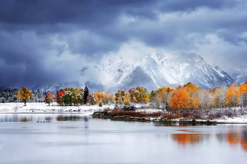 Parc national de Grand Teton - paysage hiver